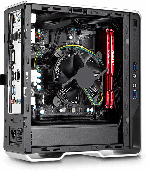 Системный блок Auctor Mini-ITX Core i5-11400/4Gb/500Gb SSD/Win10 PRO/Black