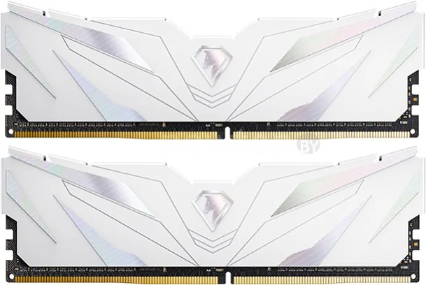 Модуль памяти DDR4 Netac Shadow II 32GB (2x16GB) 3200MHz CL16 1.35V / NTSWD4P32DP-32W / White / with radiator