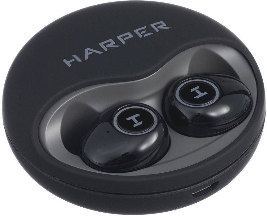 Наушники HARPER HB-522 Black, BT 5.0,беспроводные