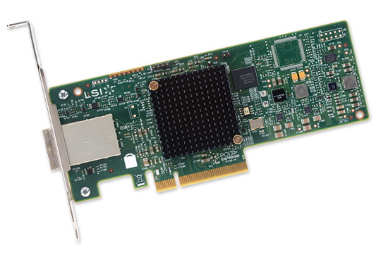 Контроллер LSI 9300-8E SGL 12Gb/s HBA 8e-ports (LSI00343 / H5-25460-00)