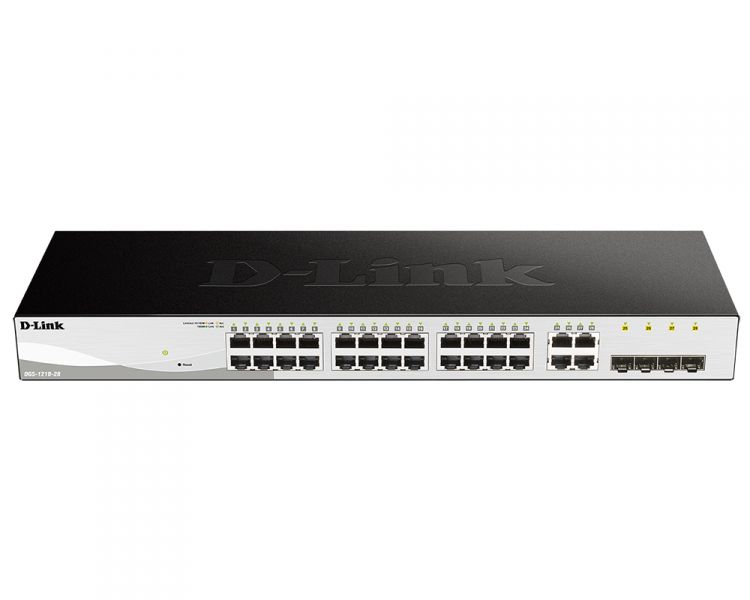 Коммутатор D-Link DGS-1210-28/FL 24G 4GBIC управляемый