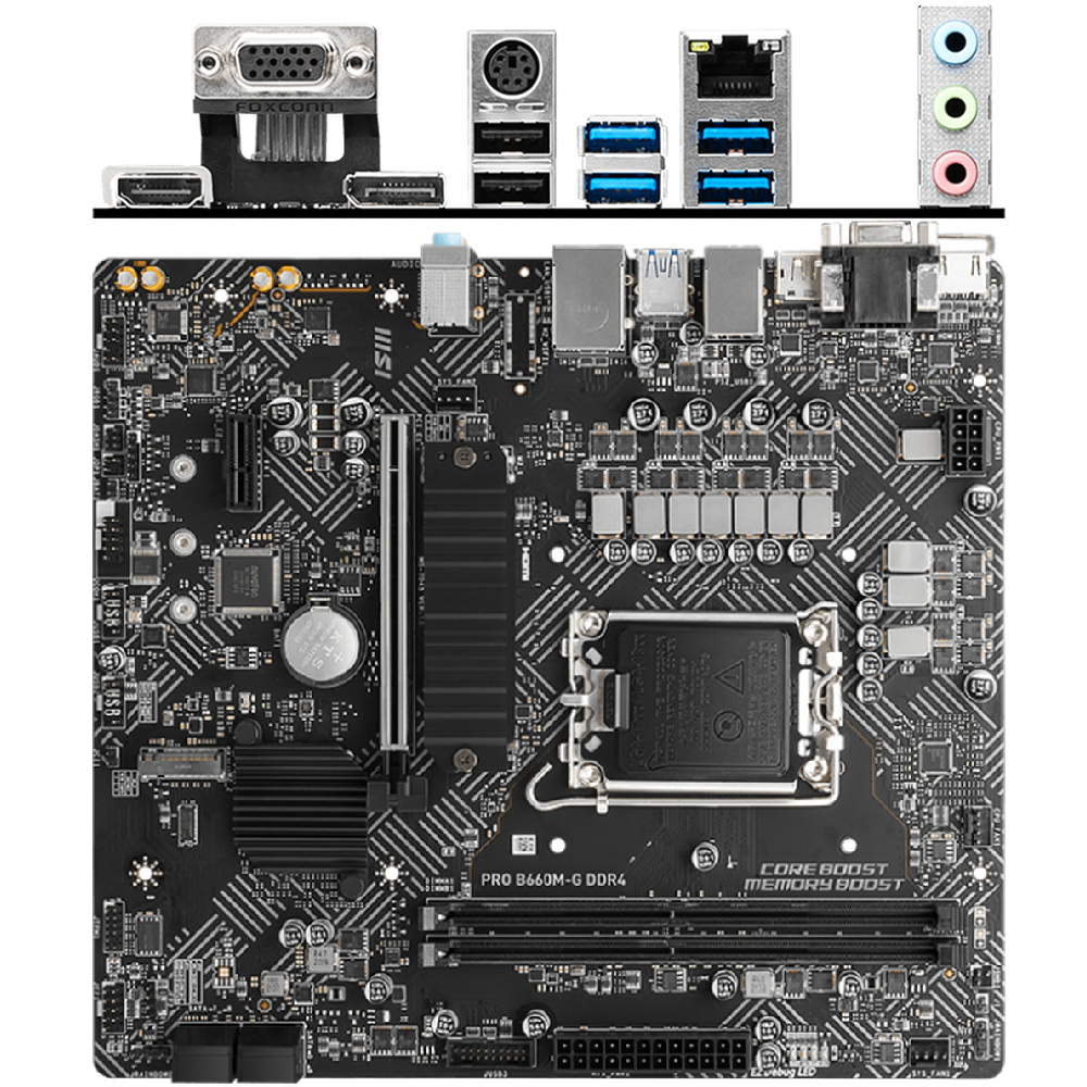 Материнская плата MSI B660 S1700 MATX PRO B660M-G DDR4