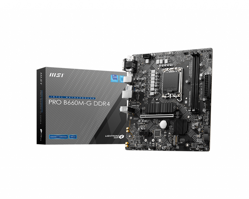 Материнская плата MSI B660 S1700 MATX PRO B660M-G DDR4