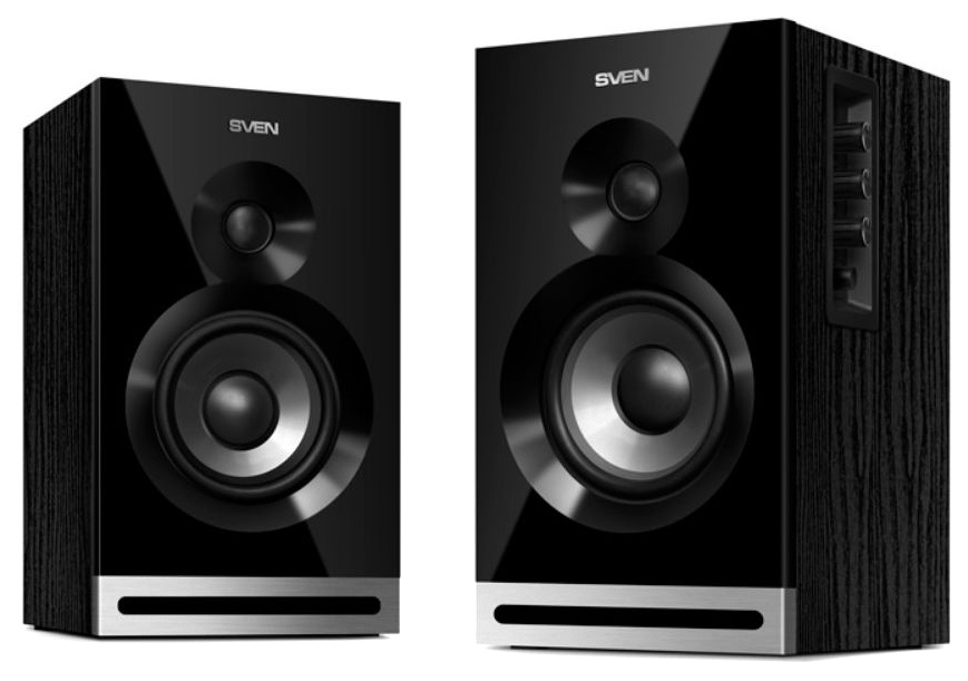 SVEN SPS-705, чёрный, акустическая система 2.0, мощность 2x20 Вт(RMS)