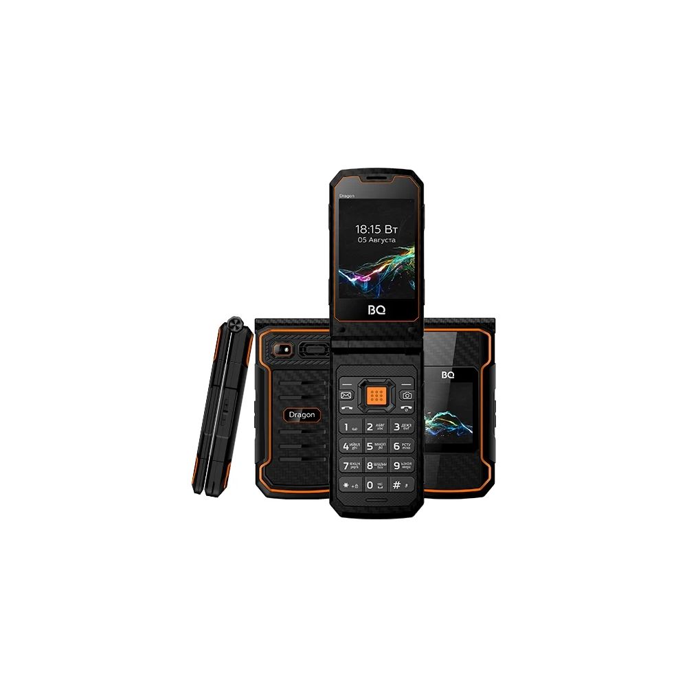 Сотовый телефон BQ 2822 Dragon Black+Orange
