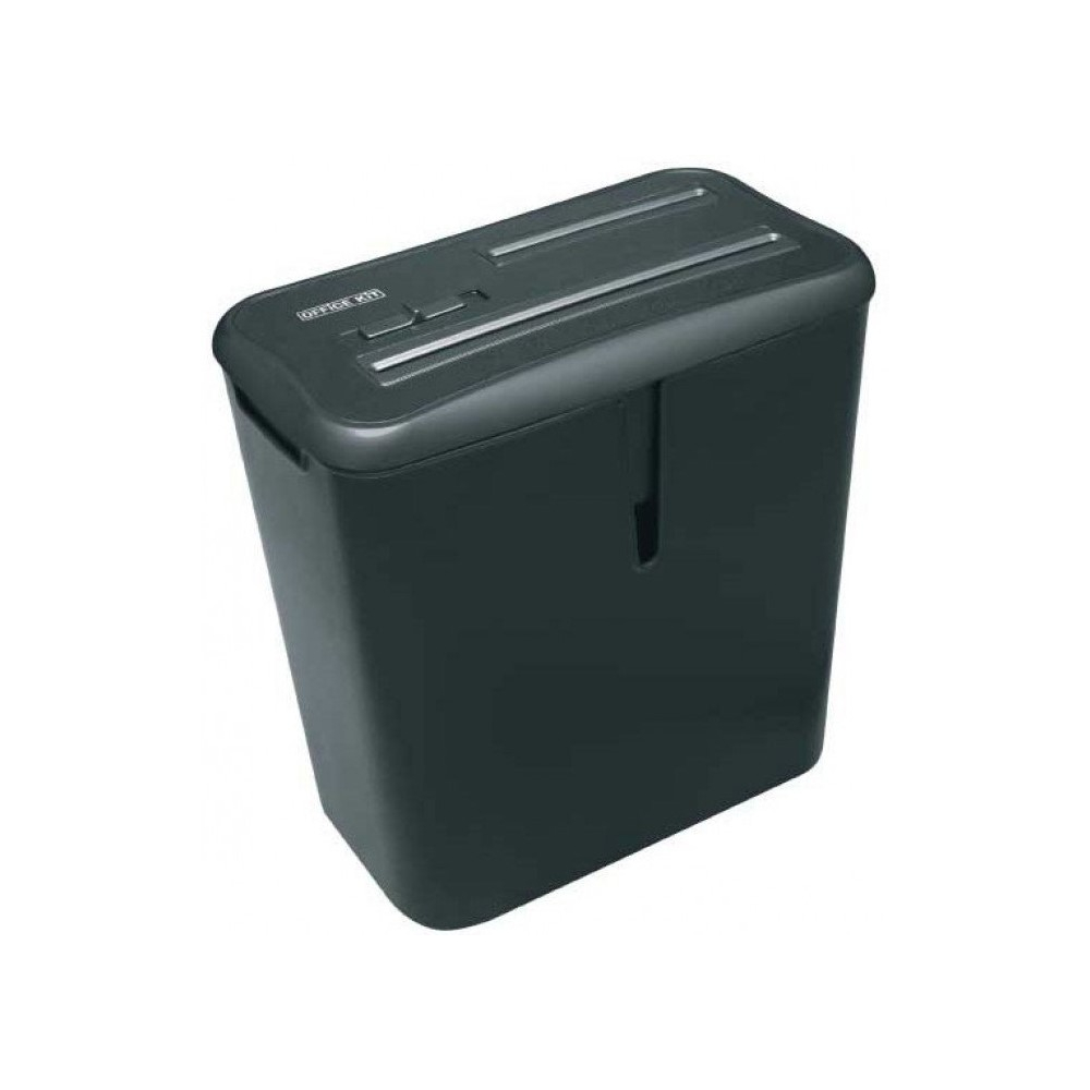 Шредер Office Kit S30 (секр.P-4) фрагменты 6лист. 14лтр. скобы пл.карты CD