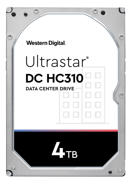 Жесткий диск WD Original SAS 3.0 4Tb 0B36048 HUS726T4TAL5204 Ultrastar DC HC310 (7200rpm)