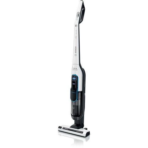 Пылесос вертикальный Bosch BCH86SIL1 [аккумуляторLi-Ion, до 60 мин, сухая, контейнер, труба цельная, рег. мощности на корпусе, HEPA, белый]