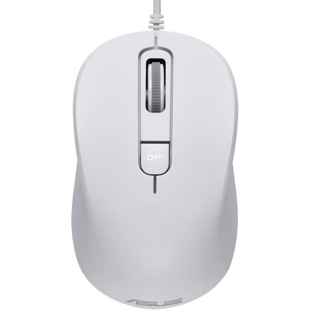 ASUS MU101C мышь белая (3200 dpi, USB, 3 кнопки, Optical, 90XB05RN-BMU010)