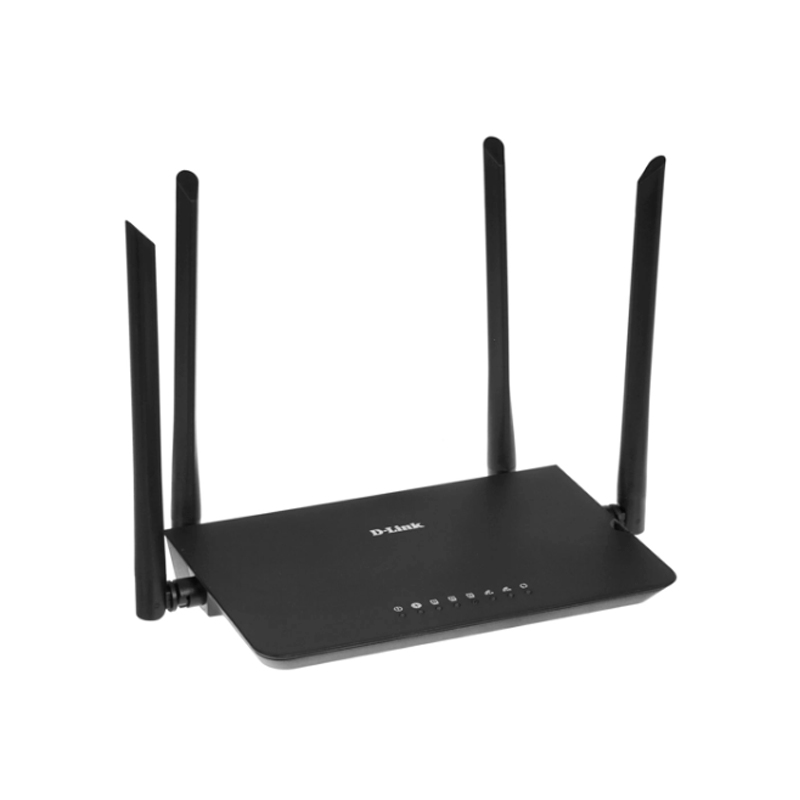 Роутер беспроводной D-Link DIR-820/RU/A1A AC1200 10/100BASE-TX черный