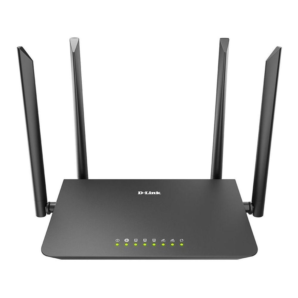 Роутер беспроводной D-Link DIR-820/RU/A1A AC1200 10/100BASE-TX черный
