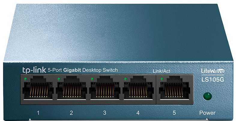 TP-Link LS105G 5-портовый 10/100/1000 Мбит/с настольный коммутатор