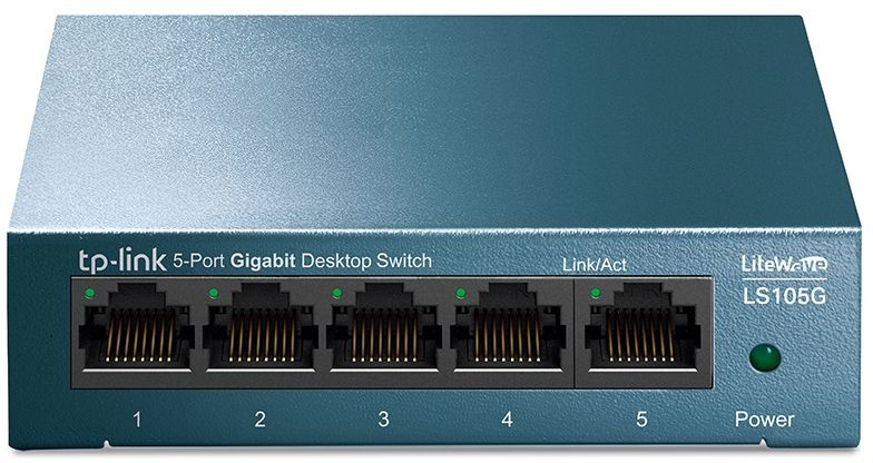 TP-Link LS105G 5-портовый 10/100/1000 Мбит/с настольный коммутатор
