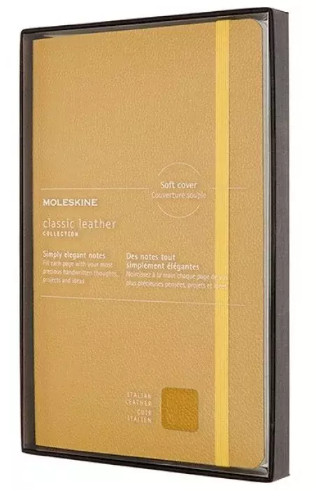 Блокнот Moleskine LIMITED EDITION LEATHER LCLH31SM17BOX Large 130х210мм натур. кожа 176стр.