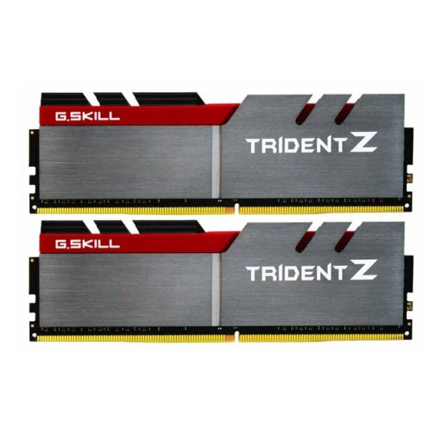 Модуль памяти DDR4 G.SKILL TRIDENT Z 16GB (2x8GB) 3200MHz CL16 (16-18-18-38) 1.35V / F4-3200C16D-16GTZKW / BLACK-WHITE