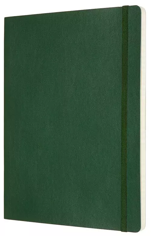 Блокнот Moleskine CLASSIC SOFT QP621K15 XLarge 190х250мм 192стр. линейка мягкая обложка зеленый