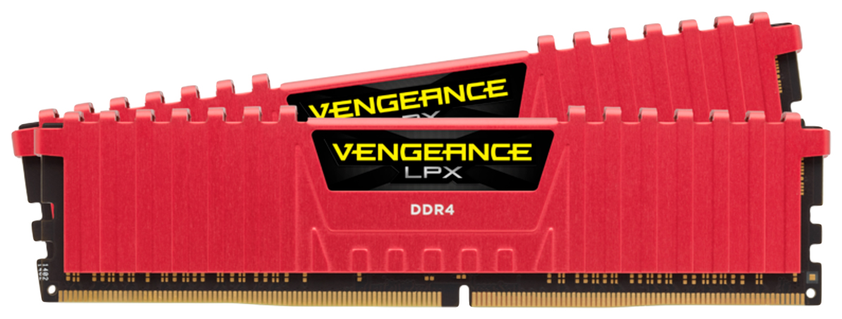 Оперативная память DIMM 8 Гб DDR4 2666 МГц Corsair (CMK8GX4M2A2666C16R) PC4-21300, 2x 4 Гб KIT