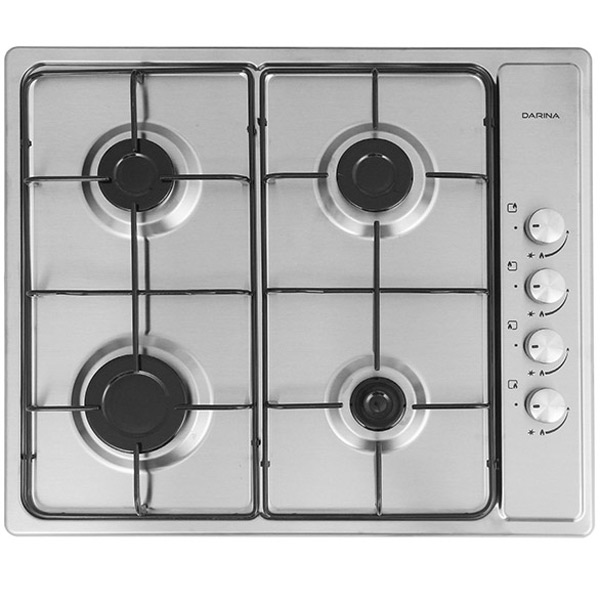Газовая варочная панель Darina T1 BGM 341 11 X,  независимая,  серебристый