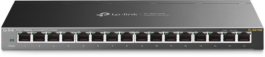 Коммутатор 16-Port Gigabit Easy Smart Switch, 16 Gigabit RJ45 Ports, Desktop Steel Case
