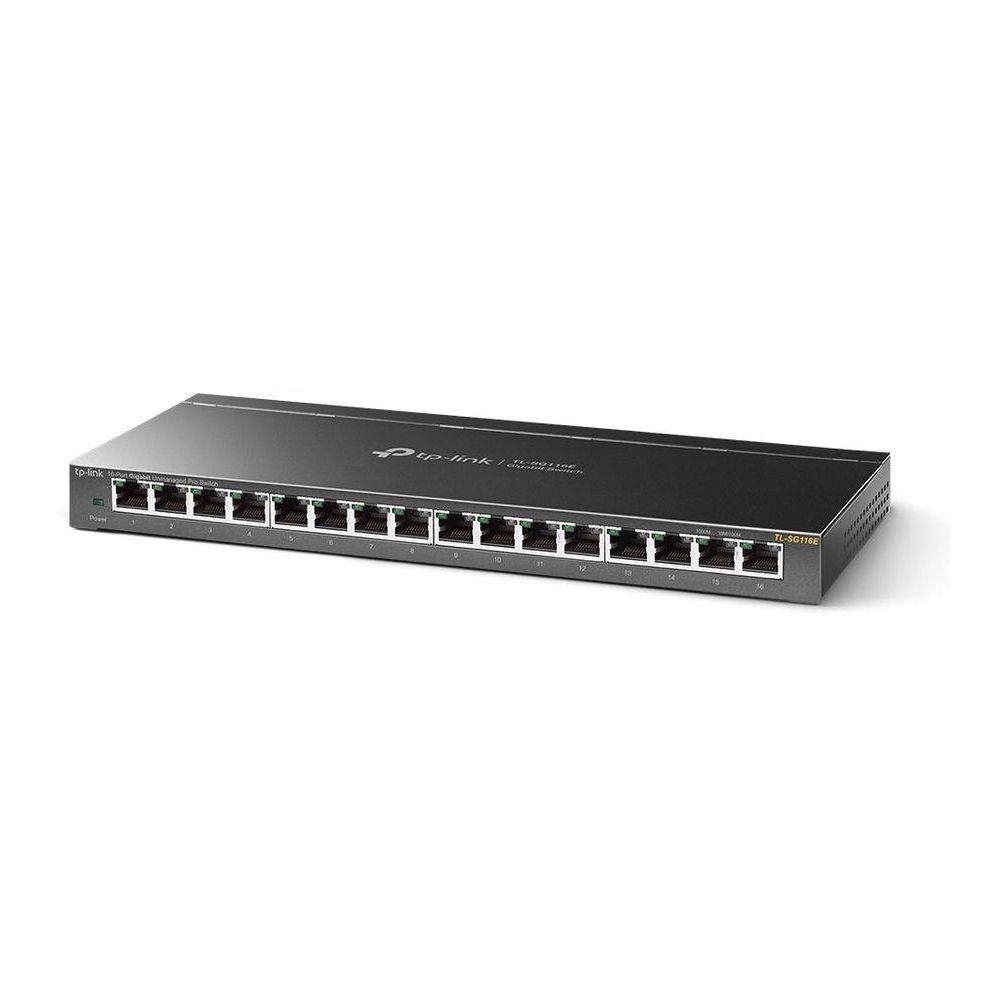 Коммутатор 16-Port Gigabit Easy Smart Switch, 16 Gigabit RJ45 Ports, Desktop Steel Case