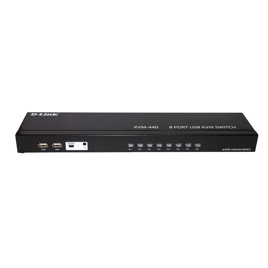 Переключатель KVM D-Link KVM-440 8xPC port