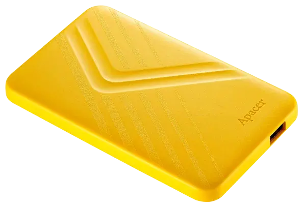 2 ТБ Внешний HDD Apacer AC236, USB 3.2 Gen 1, желтый