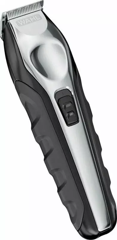 Машинка для стрижки Wahl Ergonomic Total Grooming Kit черный/серебристый (насадок в компл:12шт)