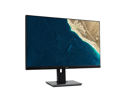 Монитор LCD Acer 23.8&quot; B247Ybmiprx {IPS 1920x1080 75Hz 4ms 178/178 250cd 1000:1 8bit(6bit+FRC) D-Sub HDMI1.4 DisplayPort1.2 FreeSync AudioOut 2x2W Pivot VESA}[UM.QB7EE.001]