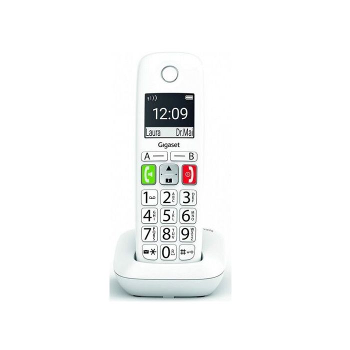 Трубка доп. Dect Gigaset E290HX HSB RUS белый для E290