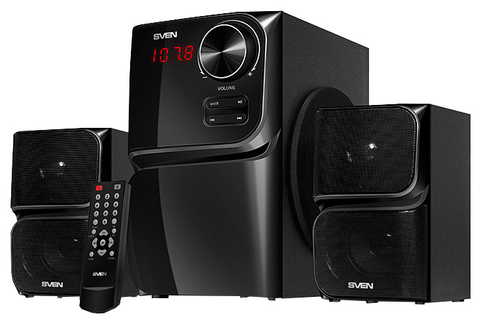 SVEN MS-305, черный, акустическая система 2.1