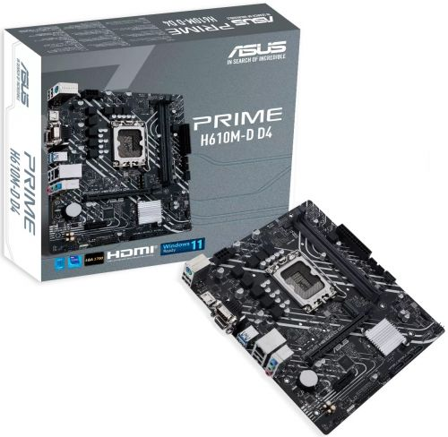 Материнская плата ASUS PRIME H610M-D D4