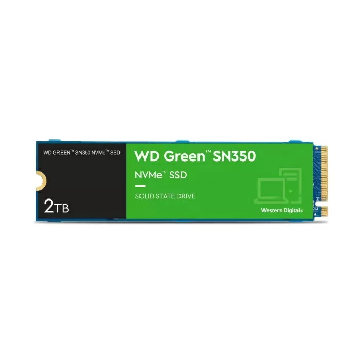 Жесткий диск WD SSD Green SN350 NVMe, 2.0TB, M.2