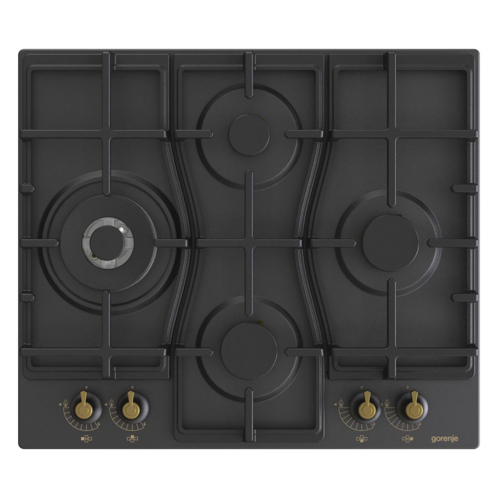Газовая варочная панель Gorenje GW6D42CLB, черный, 737665