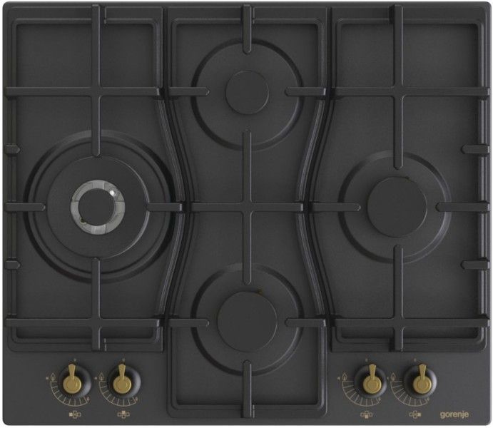 Газовая варочная панель Gorenje GW6D42CLB, черный, 737665