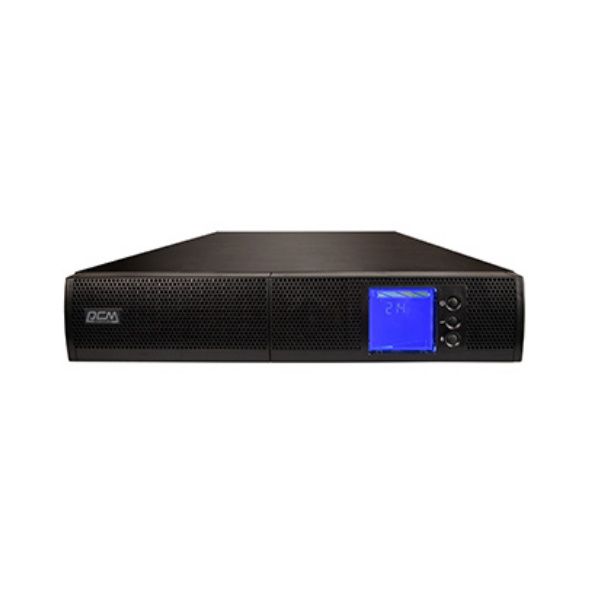 UPS Powercom SNT-1500, 1500 W / 1500 VA, Rack / Tower, 6 IEC320 C13 outlets with backup power, LCD, USB, RS-232, SNMP card slot, WxDxH 428x425x84 mm, weight 17.3 kg