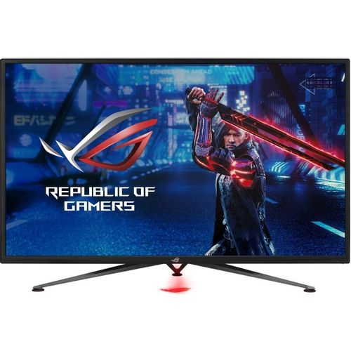 Монитор ASUS ROG Strix XG438QR, игровой Монитор с большим экраном, 43" / 4K (3840x2160), 120 Гц, FreeSync 2 HDR, DisplayHDR 600, 90% DCI-P3, Shadow Boost, два динамика по 10 Вт, пульт ДУ