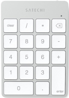 Беспроводной цифровой блок клавиатуры Satechi Aluminum Slim Keypad Numpad. Цвет серебристый.