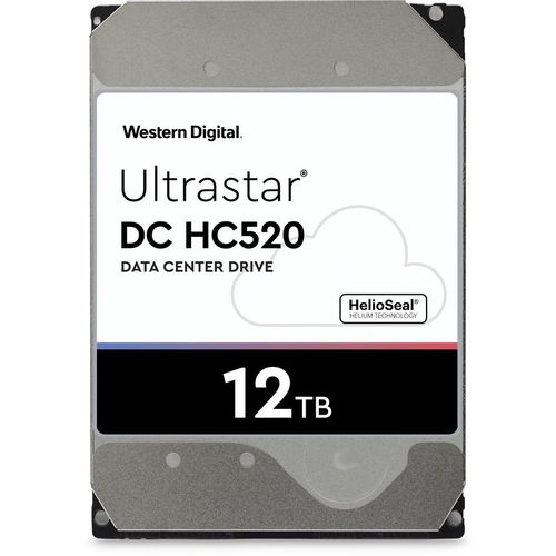 Жесткий диск WD Original SATA-III 12Tb 0F30146 HUH721212ALE604 Ultrastar DC HC520 (7200rpm)