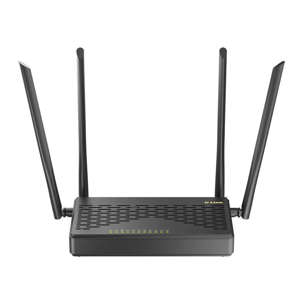 Роутер беспроводной D-Link DIR-825 (DIR-825/GFRU/R3A) AC1200 1000BASE-X SFP/4G ready черный