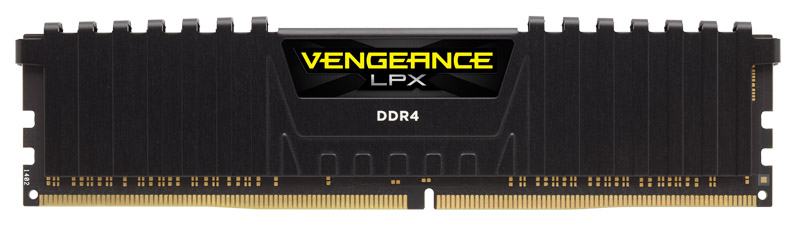 Оперативная память DIMM 8 Гб DDR4 2666 МГц Corsair Vengeance LPX Black (CMK8GX4M1A2666C16) PC-21300