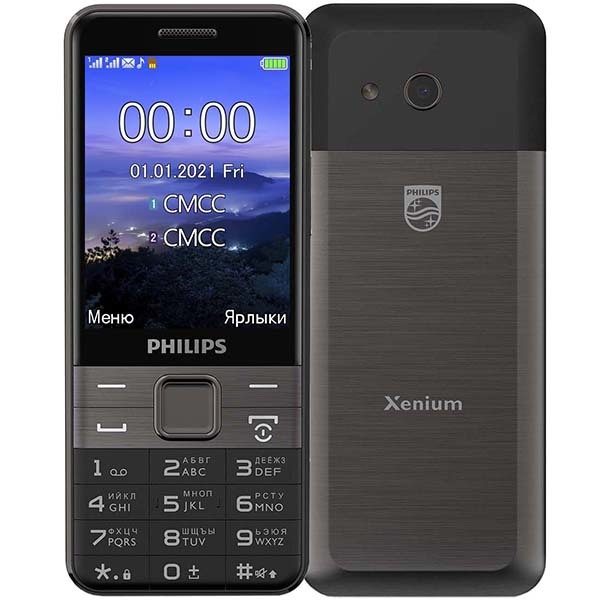 Мобильный телефон Philips E590 Xenium черный моноблок