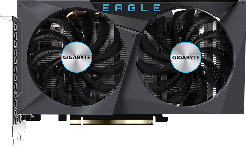 Видеокарта Gigabyte PCI-E 4.0 GV-N3050EAGLE-8GD NVIDIA GeForce RTX 3050 8192Mb 128 GDDR6 1777/14000