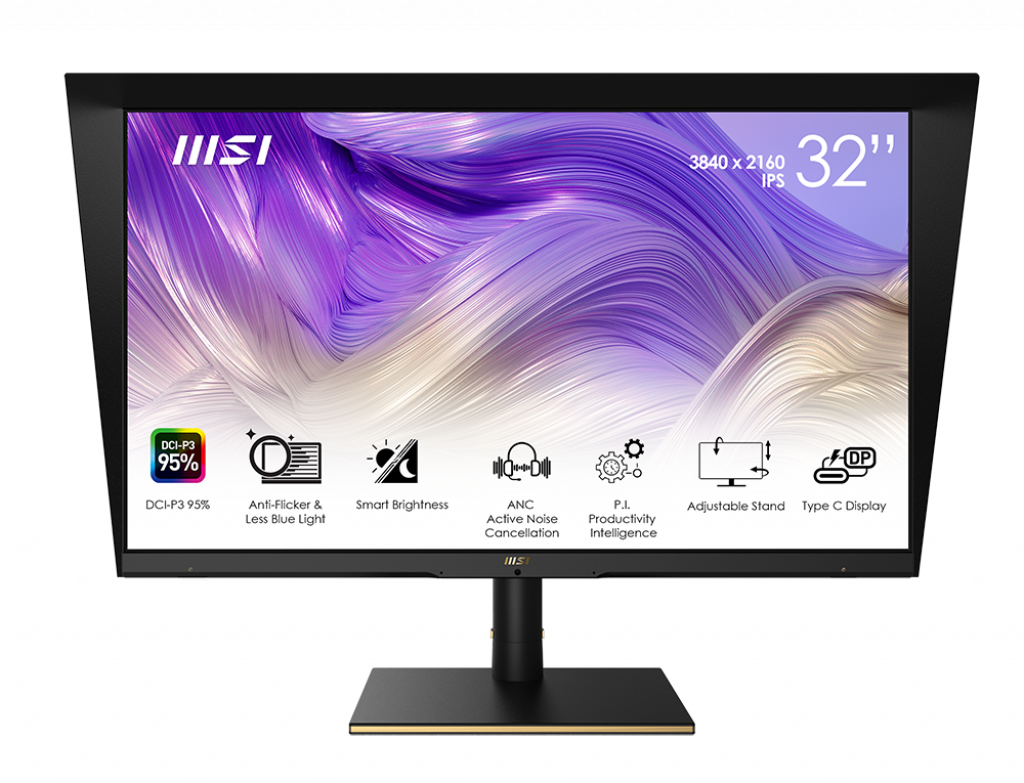 Монитор MSI Summit MS321UP 32" UHD(3840x2160(матовый))/Flat/IPS/60Hz/4ms/HDMI/DP/USB/9.7kg/black