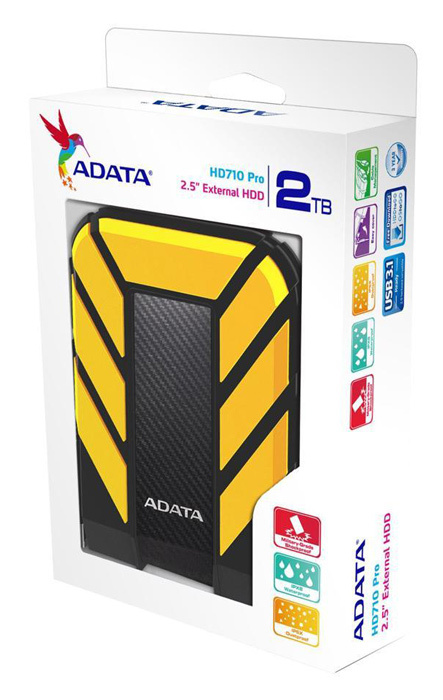 Жесткий диск внешний 2.5" 1TB ADATA HD710 Pro [AHD710P-1TU31-CYL]