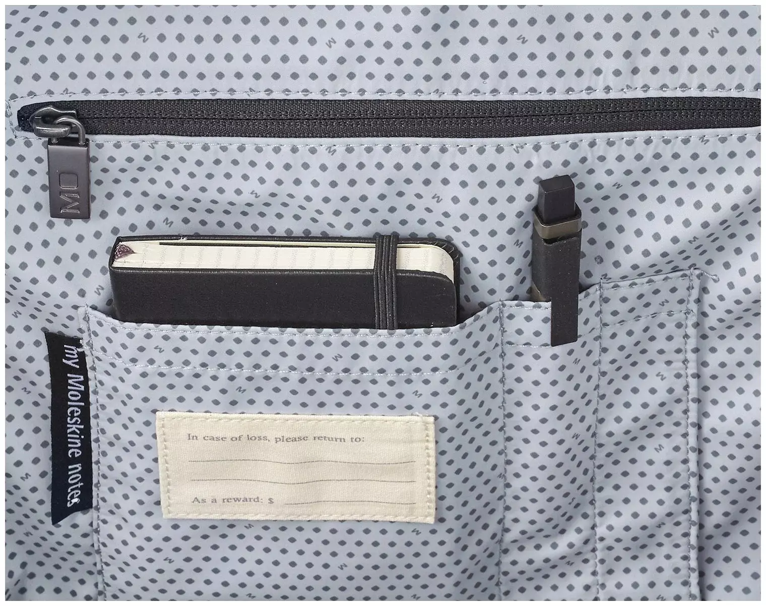 Рюкзак Moleskine THE BACKPACK RIPSTOP (ET20SCC033BKG3) 41x13x32см полиамид серый
