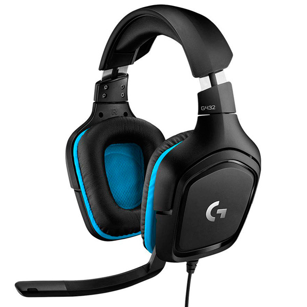 Гарнитура Logitech Headset G432 Wired Gaming Leatherette Retail