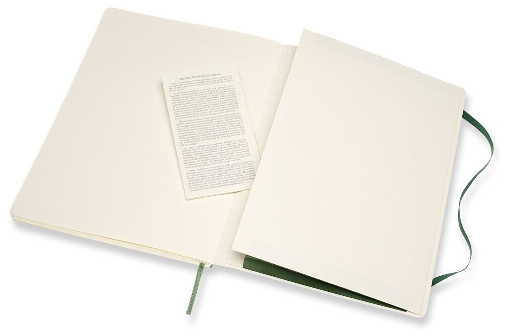 Блокнот Moleskine CLASSIC SOFT QP624K15 XLarge 190х250мм 192стр. пунктир мягкая обложка зеленый