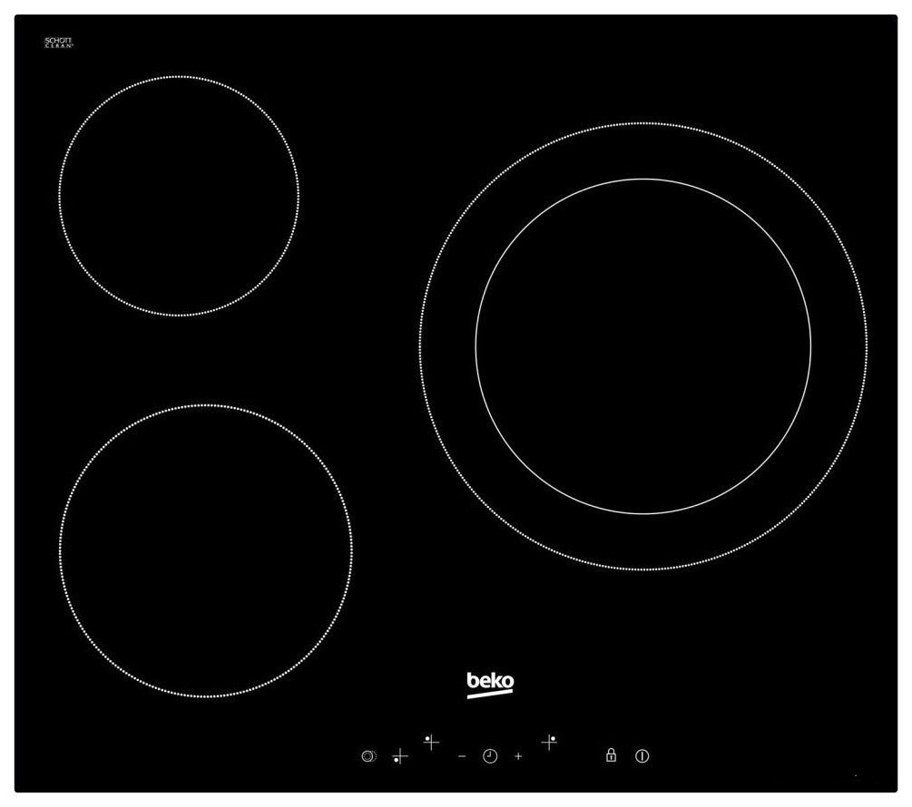 Электрическая варочная панель Beko HIC 63401 T, черный