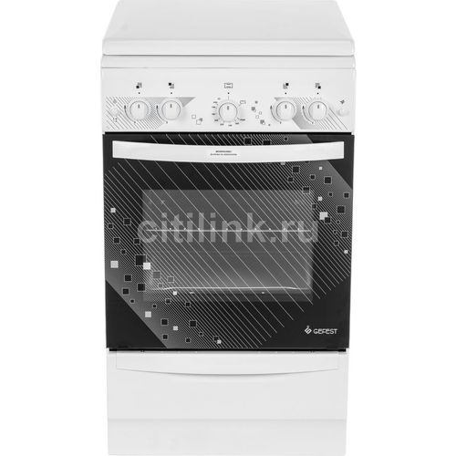 Плита Газовая Gefest ПГ 5100-02 0009 белый реш.чугун