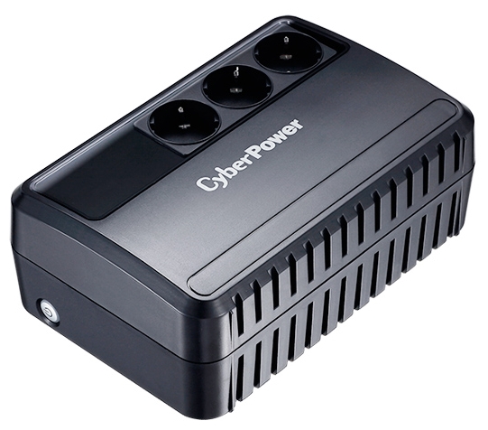 ИБП CyberPower BU600E, Line-Interactive, 600VA/360W, 3 Schuko розетки